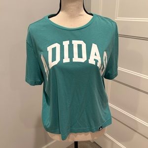 adidas real cropped workout top
